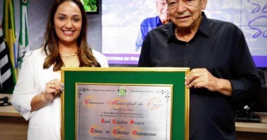 Legislativo concede Título de Cidadão Osasquense a José Cláudio Soares