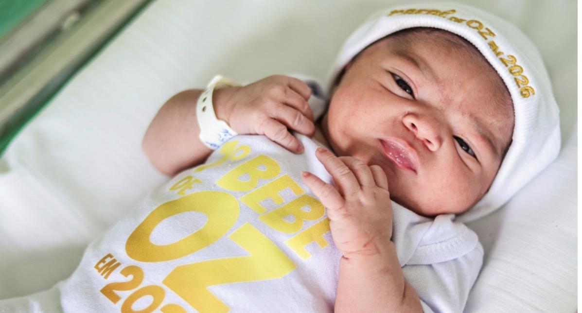 CECÍLIA É A PRIMEIRA BEBÊ OSASQUENSE DE 2026