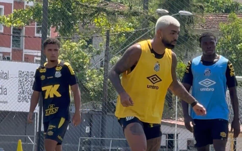 Imagens do primeiro treino de Gabigol no Santos viralizam: 'Vontade de chorar