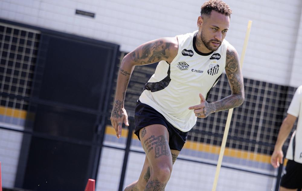Escalação do Santos: Neymar e titulares são preservados do treino