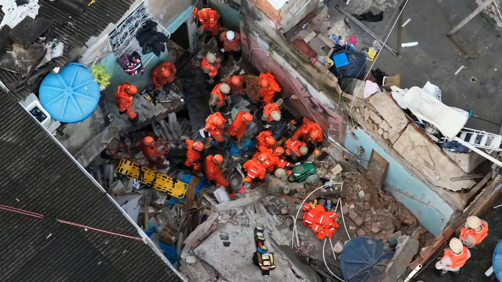 Mãe morre em desabamento de casa no Maracanã; filha de 7 anos é resgatada após horas soterrada