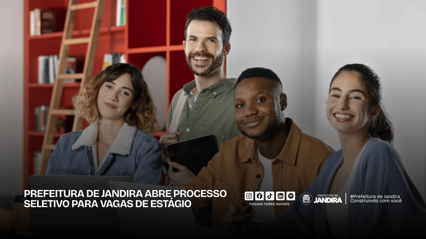 Prefeitura de Jandira abre processo seletivo para estágio em diversas áreas