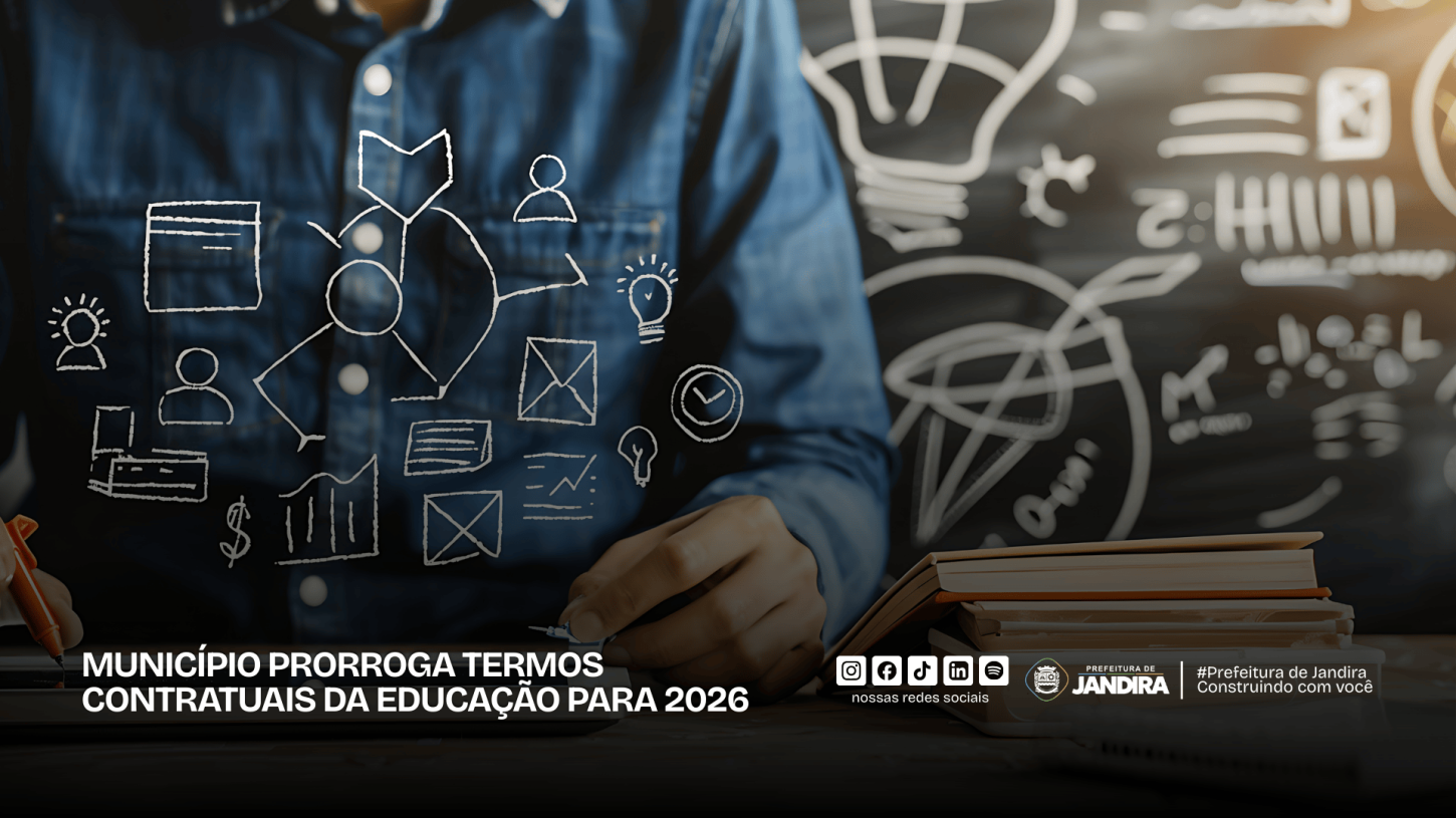 Prorrogação de Termos Contratuais da Educação para o Exercício de 2026