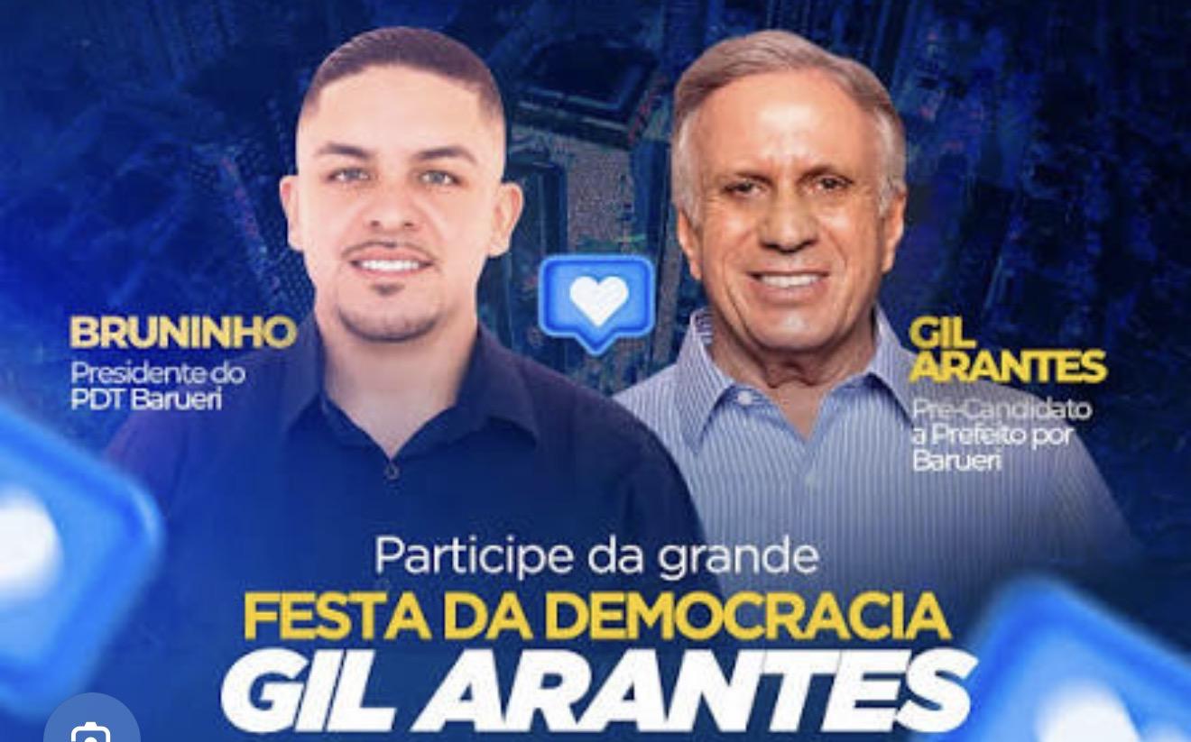 Após apoiar o Ex-prefeito Gil Arantes o Presidente Municipal do PDT, Bruninho, vem procurando o atual Prefeito, Beto Piteri, e o Ex-prefeito,’Rubens Furlan