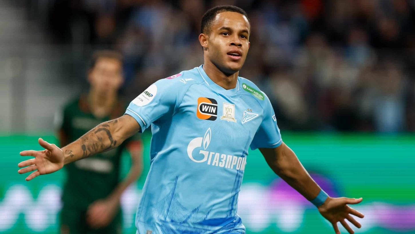 Atacante Pedro (Zenit) obteve a 2ª maior nota entre os Brasileiros na principais Ligas da Europa ficando atrás apenas do Raphinha (Barcelona)