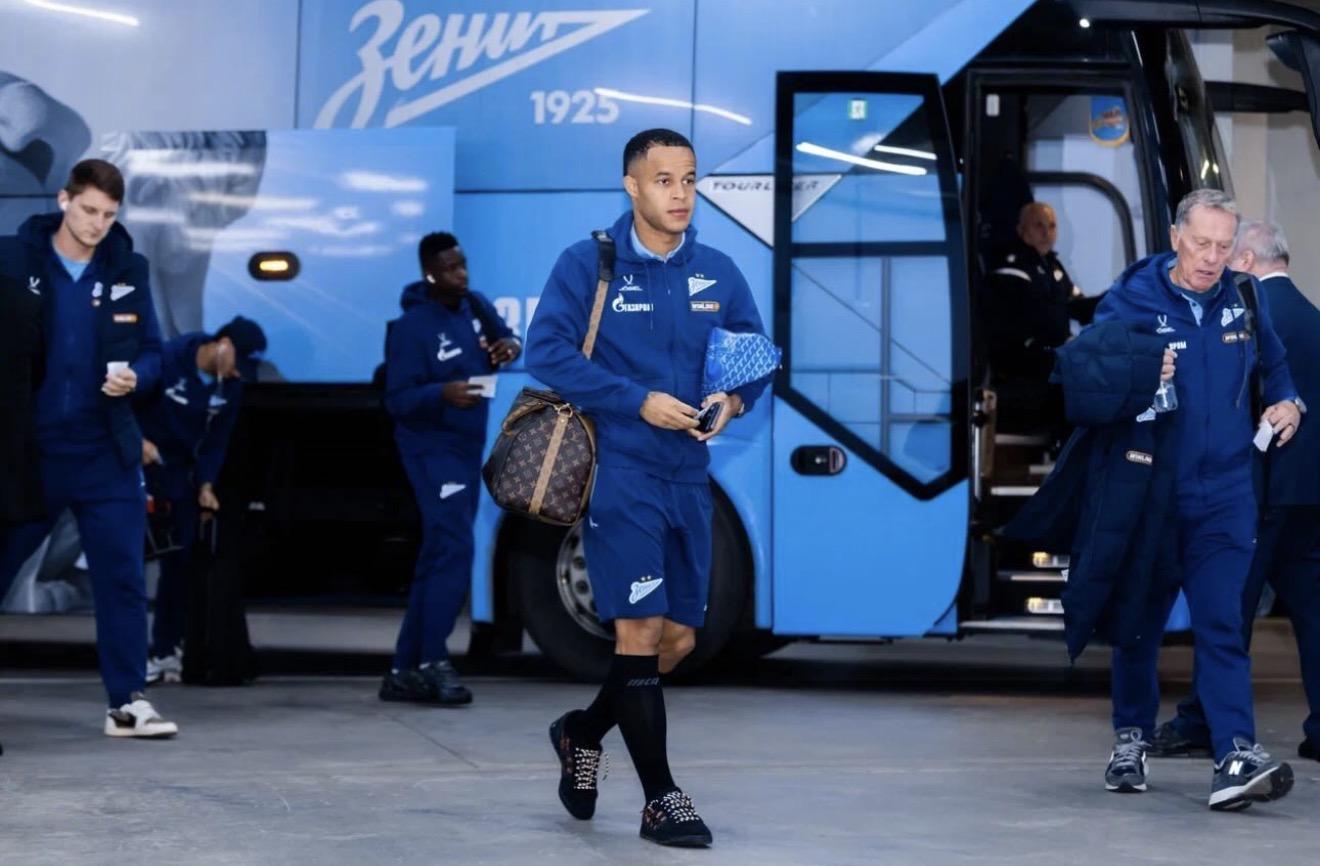 Atacante Pedro (Zenit-Rússia) é eleito craque do jogo na vitória por 2x0 contra o Spartak (Moscou) no Campeonato Russo