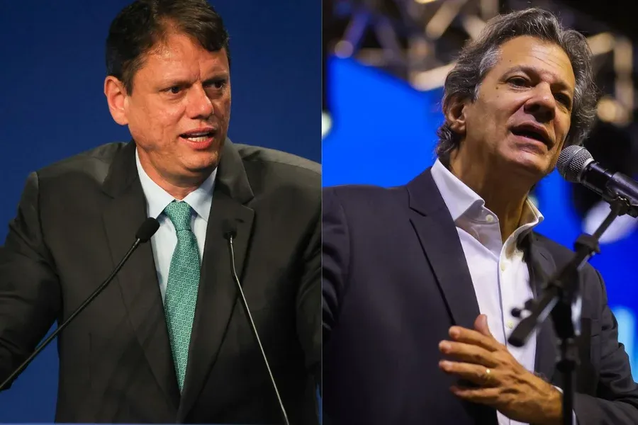 Com status de presidenciáveis, Tarcísio e Haddad reeditam duelo em SP