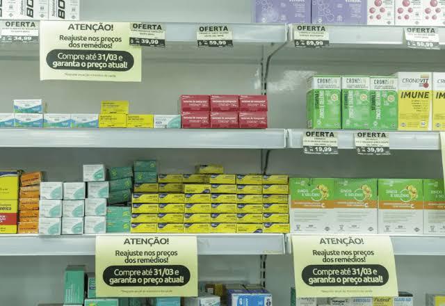Definido por lei, reajuste médio no preço dos medicamentos será o menor em quase 20 anos