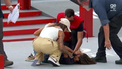 Japonesas dominam Mundial de Skate Street em São Paulo; Rayssa Leal sofre queda grave e fica em 4º