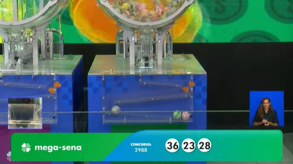 Ninguém acerta a Mega-Sena 2988 e prêmio acumula; veja os números sorteados no concurso