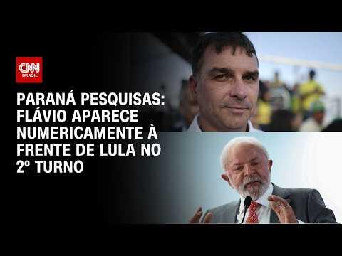 Paraná Pesquisas: Flávio aparece numericamente à frente de Lula no 2º turno