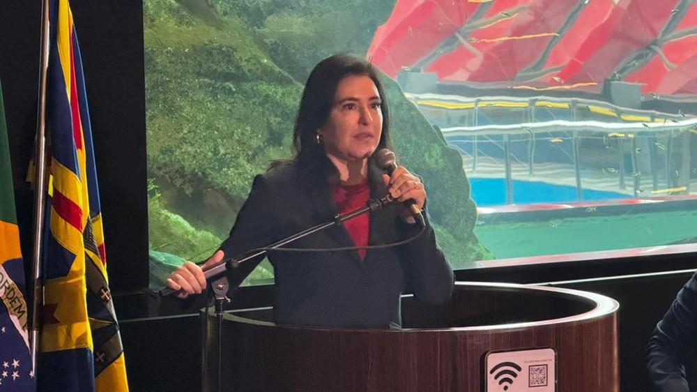 Simone Tebet anuncia disputa pelo Senado em SP