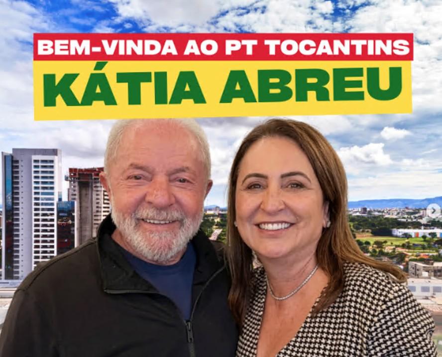 Esquerda do PT aciona direção nacional contra filiação de Kátia Abreu