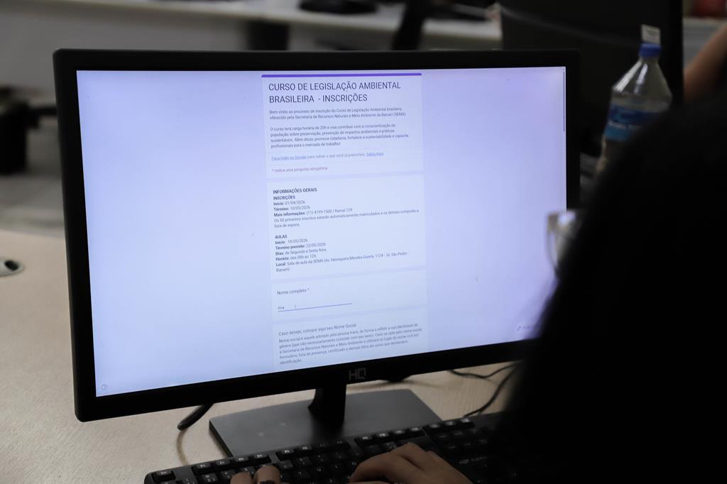 Secretaria de Recursos Naturais e Meio Ambiente abre vagas para curso gratuito de Legislação Ambiental