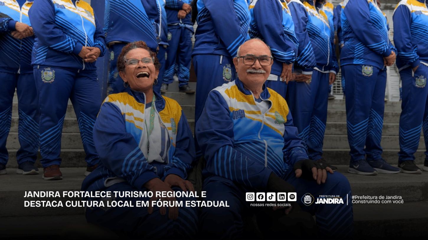 Idosos de Jandira representam o município nos Jogos da Melhor Idade em Praia Grande