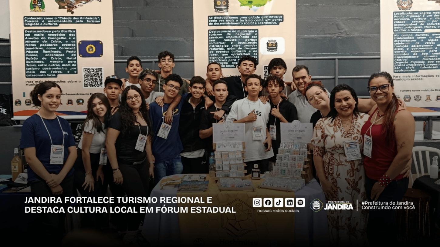 Jandira fortalece turismo regional e destaca cultura local em fórum estadual