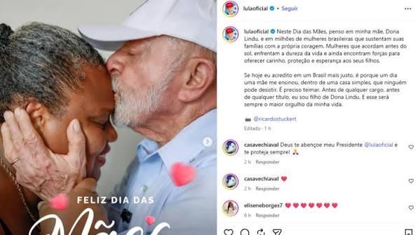 Lula: 'Se hoje eu acredito em um Brasil mais justo, é porque um dia uma mãe me ensinou'