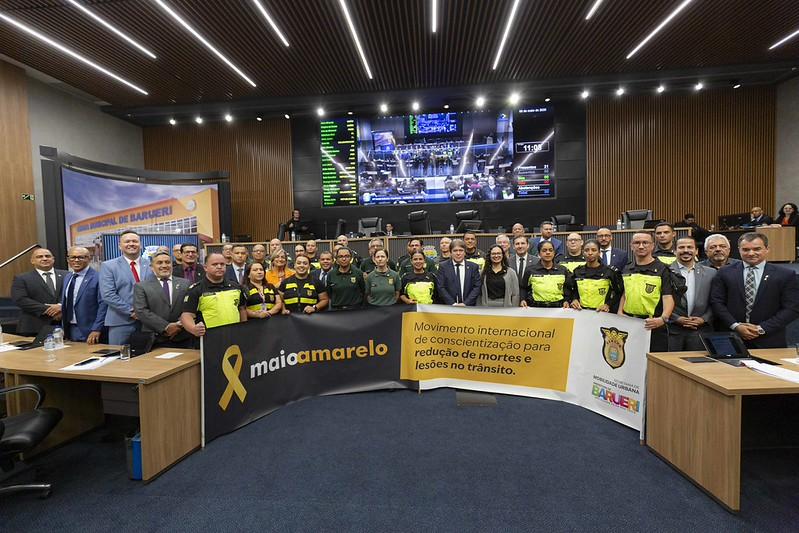 Secretaria de Mobilidade lança na Câmara campanha Maio Amarelo
