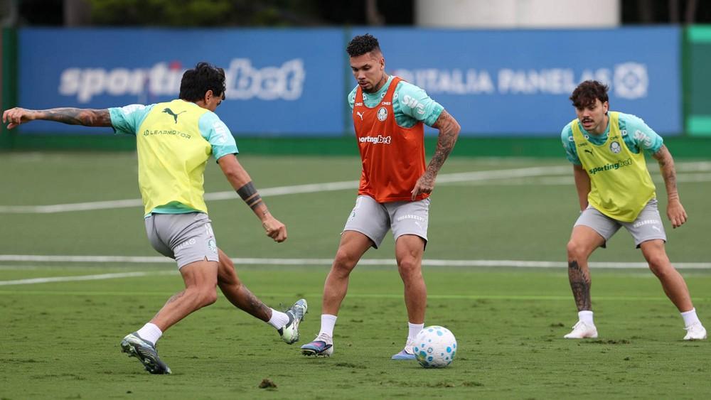 Treino do Palmeiras: Arthur sofre edema na coxa, Piquerez evolui e Paulinho trabalha no campo