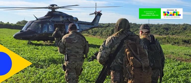 Em 20 dias, Brasil Contra o Crime Organizado apreende 67 t de drogas, 639 armas e prende 473