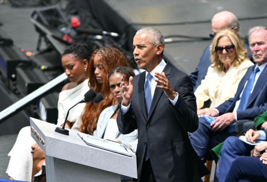 Obama inaugura Centro Presidencial em Chicago com estrelas da música e todos os ex-presidentes dos EUA; Trump não foi convidado