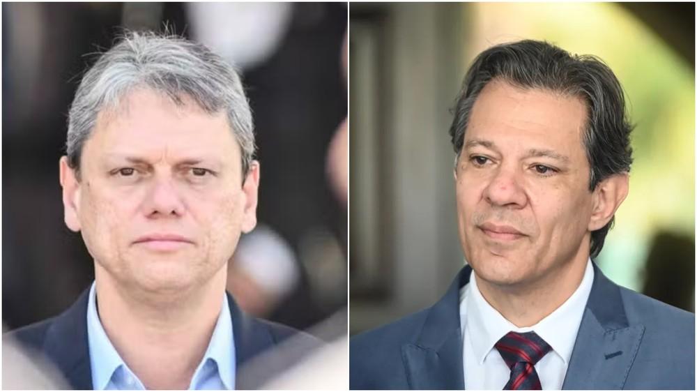 Datafolha: Tarcísio lidera com 46% dos votos para governo de SP, contra 30% de Haddad no 1º turno