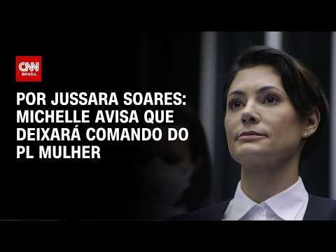 Michelle anuncia saída da presidência do PL Mulher após atrito com Flávio