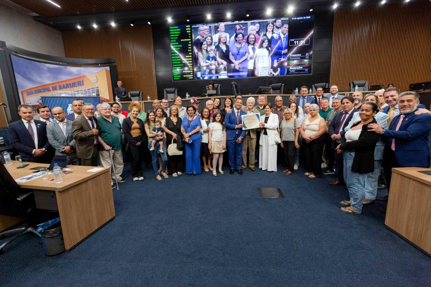 Pasinato recebe homenagem pelos 60 anos de vida pública