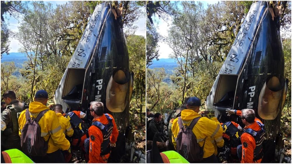 Queda de helicóptero que matou cantor Rick e outros 4 em SC será investigada em duas frentes; veja o que se sabe