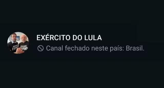 Após decisão de Nunes Marques, canal 'Exército de Lula' sai do ar e poderá ser retomado após 48 horas