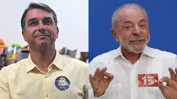 Disputa entre Lula e Flávio Bolsonaro tem virada em 208 cidades com apuração concluída