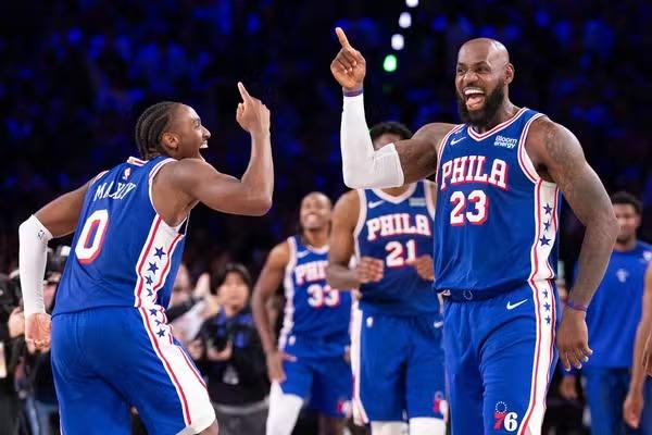 LeBron vive maior virada da carreira, e 76ers vencem Cavs após desvantagem de 29 pontos