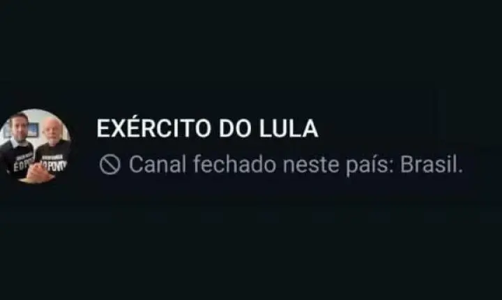 Após decisão de Nunes Marques, canal 'Exército de Lula' sai do ar e poderá ser retomado após 48 horas