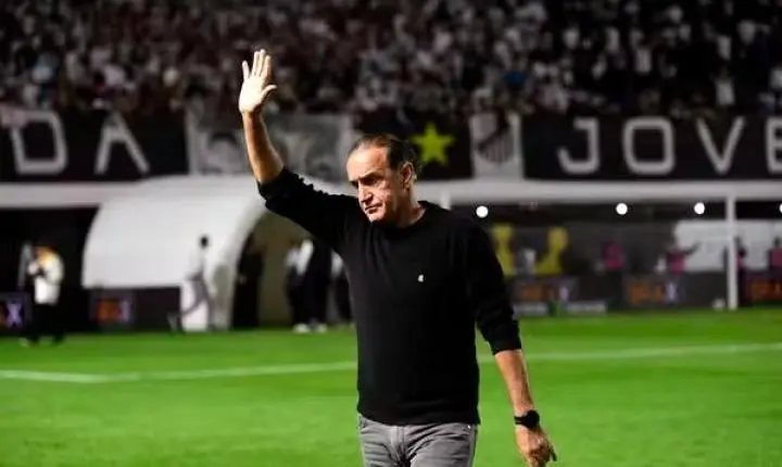 Cuca valoriza empate do Santos no clássico e minimiza discussão com Gabigol: 