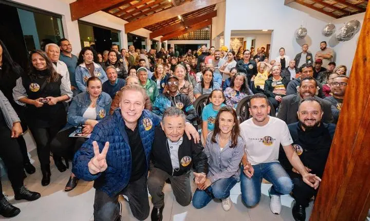 Igor Soares e Bruna Furlan anunciam recursos para revitalização do Figueirão, em Jandira