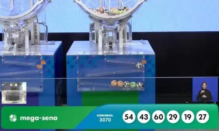 Mega-Sena 3070 acumula e prêmio vai a R$ 170 milhões; confira os números sorteados