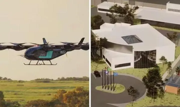 Primeira fábrica de carro voador no interior de SP deve operar até 2028 e produzir até 480 aeronaves por ano