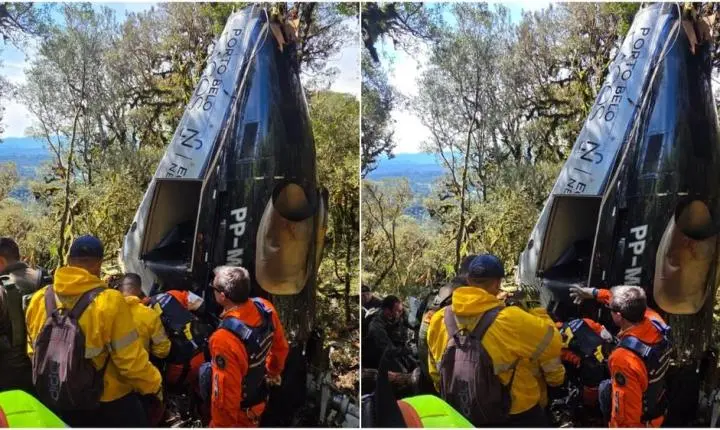 Queda de helicóptero que matou cantor Rick e outros 4 em SC será investigada em duas frentes; veja o que se sabe